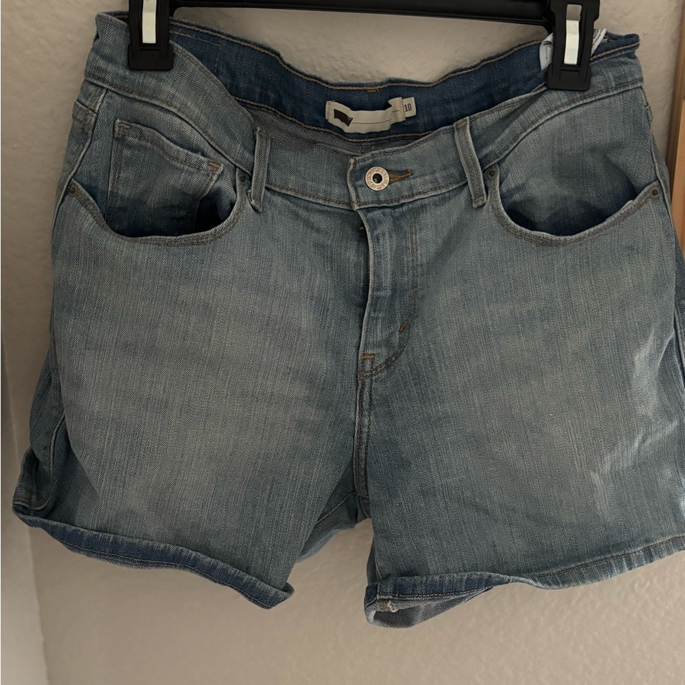 Levi's Blue Jean Shorts Casual Summer Style